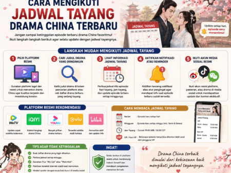 Cara Mengikuti Jadwal Tayang Drama China Terbaru